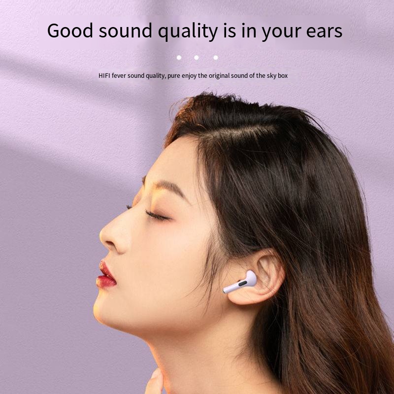 Tai Nghe bluetooth Không Dây mini Chất Lượng Cao Giảm Tiếng Ồn Cho Nam Nữ Xiaomi Huawei OPPO vivo