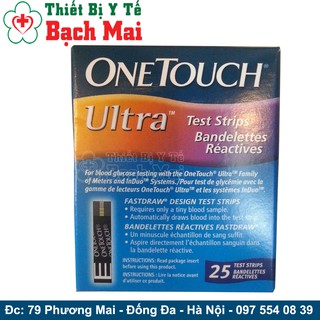 [Date dài] Que Thử Đường Huyết Onetouch Ultra ( test tiểu đường One Touch Ultra)