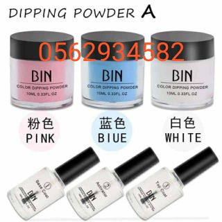 Sét bột nhúng hiệu Bin gồm bộ 3 và 3 hũ bột