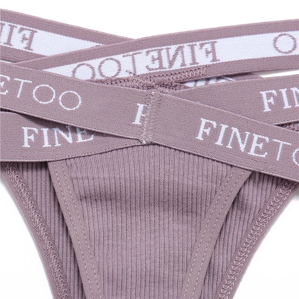 Quần Lót Nữ - Quần Lót Nữ Cotton Lọt khe phối dây đan chéo gợi cảm quyến rũ DAN STORE MÃ D005