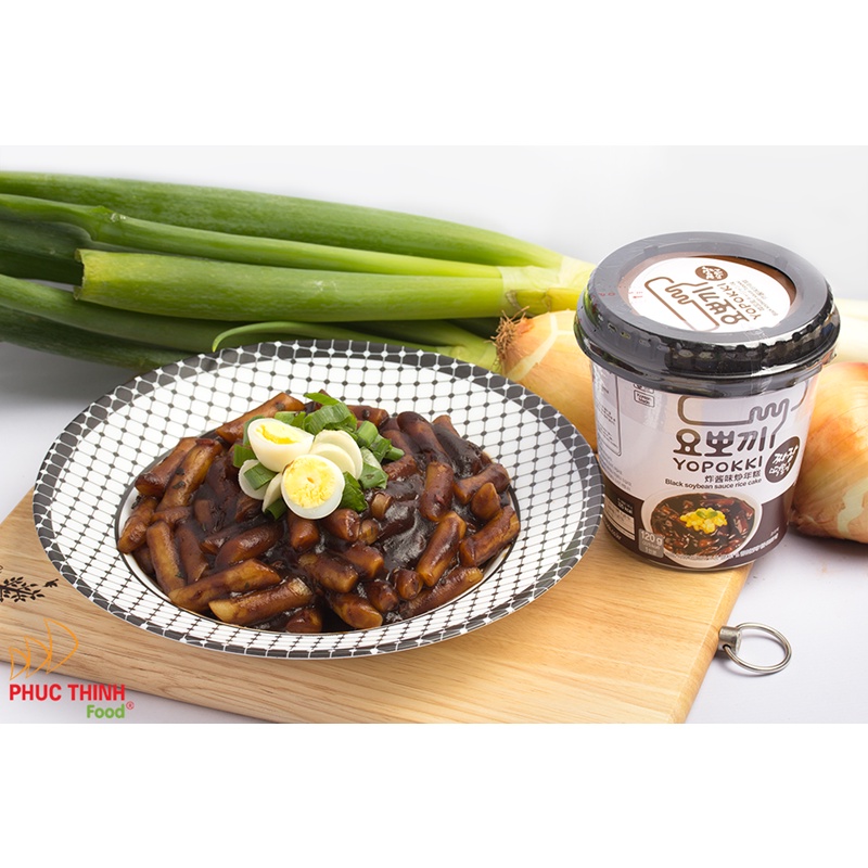 Bánh Gạo Tokpokki Tương Đen Dạng Cốc Ăn Liền 120G