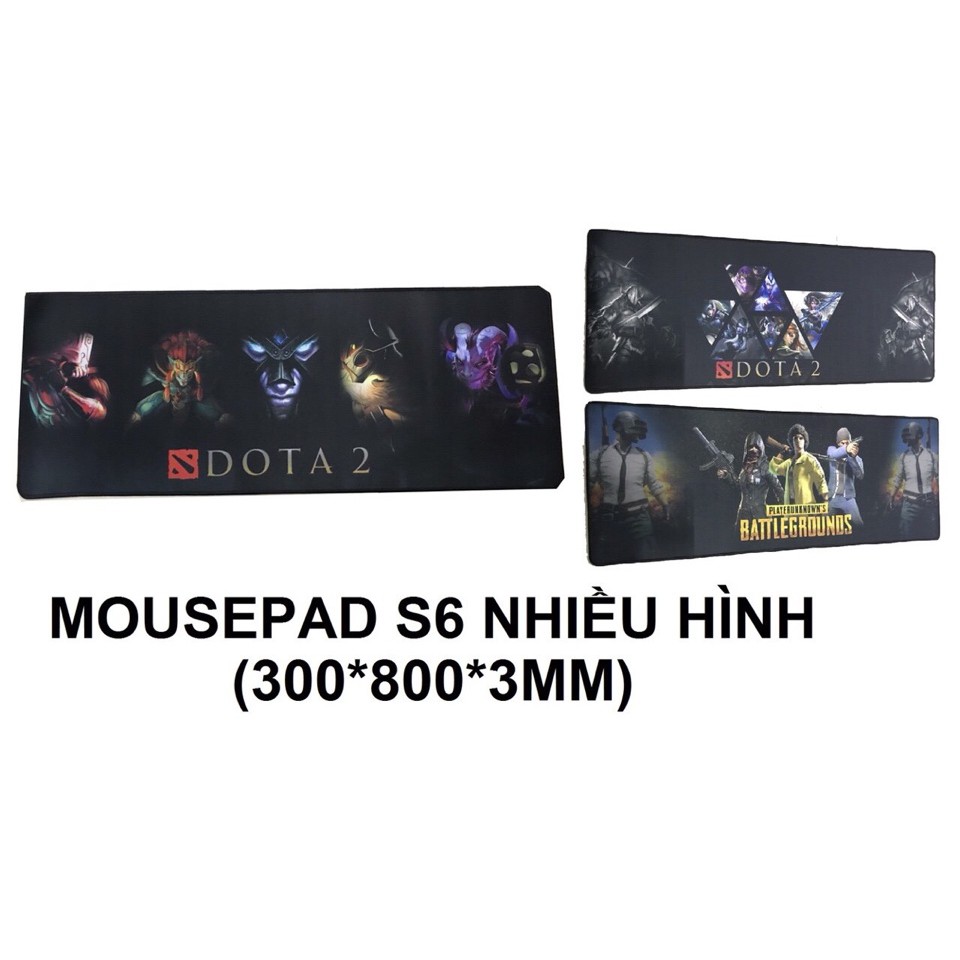 Lót chuột siêu lớn hình game siêu đẹp nhiều hình S6 Size 30cmx80cmx3mm