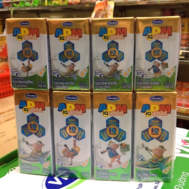 Sữa ADM GOLD 180ml*4 hộp