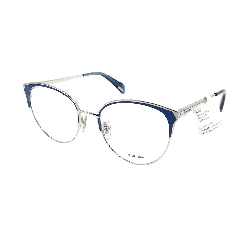 Gọng kính chính hãng Police VPL843 màu sắc thời trang, thiết kế dễ đeo bảo vệ mắt