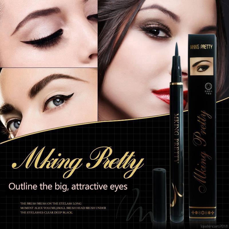 Bút kẻ mắt chống nước dạng lỏng nhanh khô tiện dụng