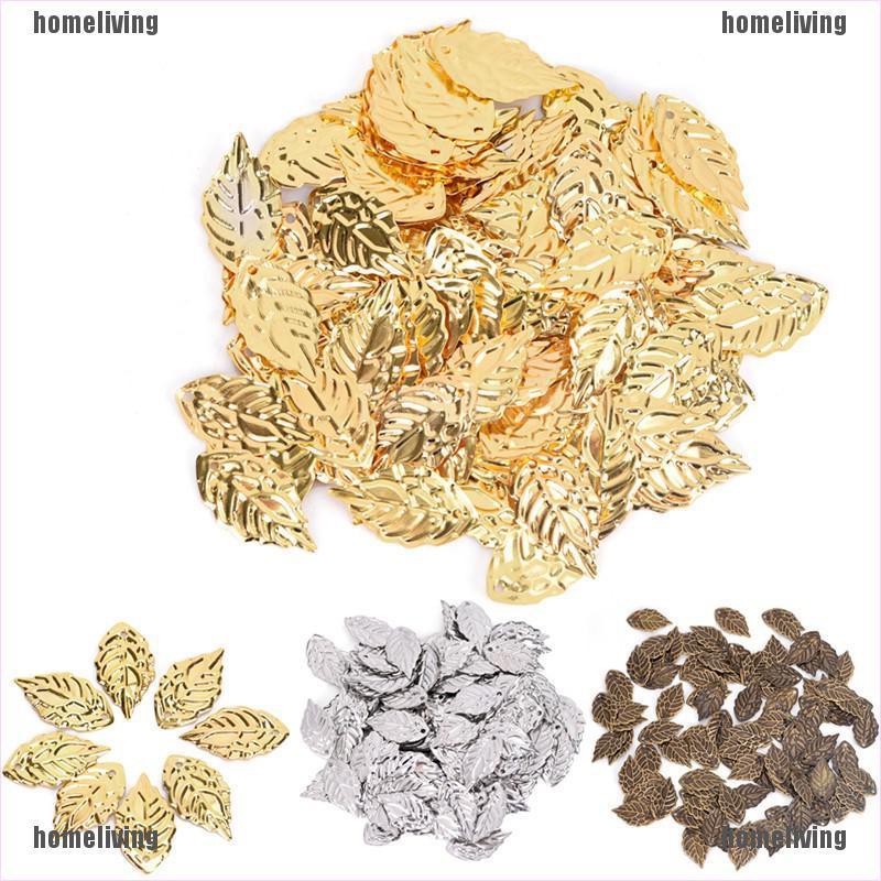 [homeliving] Mặt Dây Chuyền Kim Loại Hình Chiếc Lá DIY