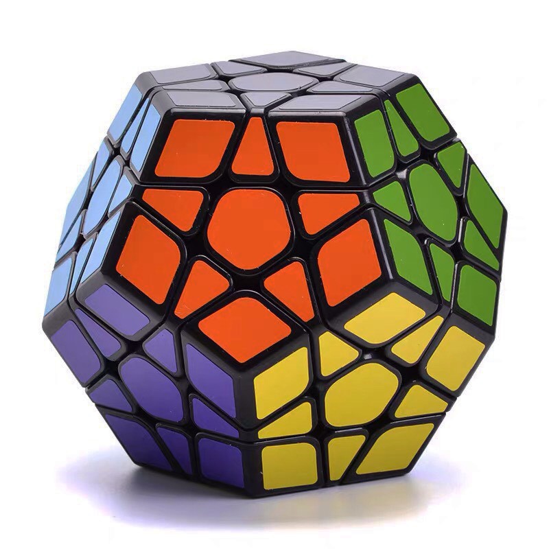 Rubik Biến Thể Megaminx - Rubik Biến Thể 12 Mặt Viền Đen Cao Cấp Nhập Khẩu Chính Hãng