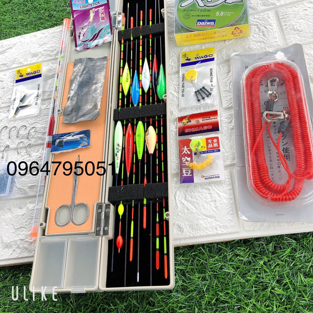 Combo phao câu đài kèm phụ kiện