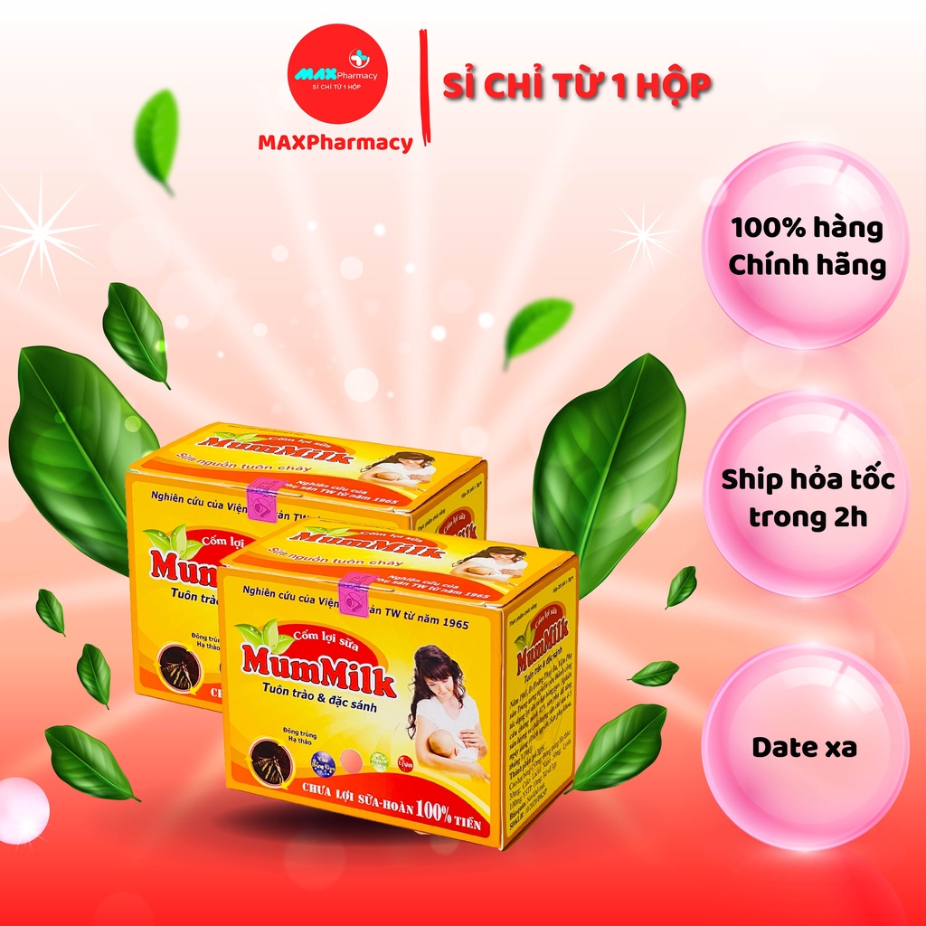 COMBO Cốm Lợi Sữa Mum Milk Giúp mẹ có nhiều sữa cho bé - Maxpharmacy