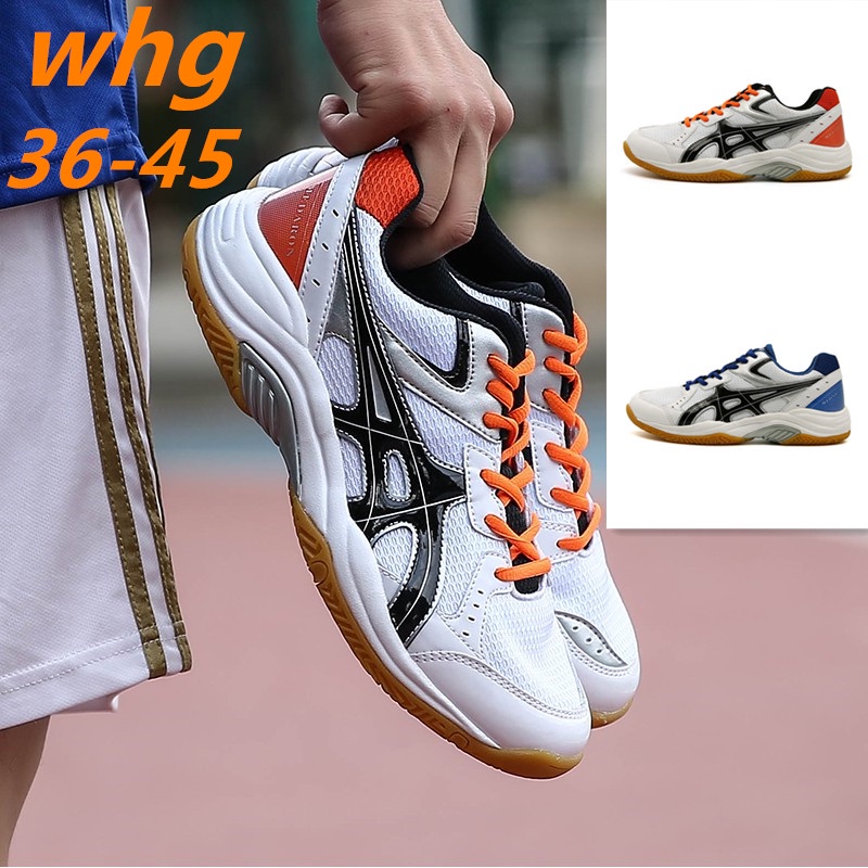 Ready Stock Giày thể thao chơi cầu lông chất lượng cao cho nam nữ size 36-45