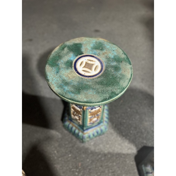 Đôn gốm Biên Hoà dạng Tháp, cao 63 mặt 36