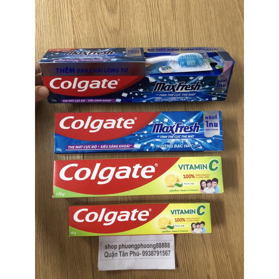 Kem đánh răng Colgate MaxFresh/ VitaminC