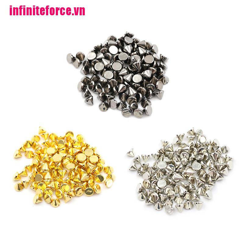 Bộ 100 đinh tán đầu tròn 10mm làm đồ thủ công
