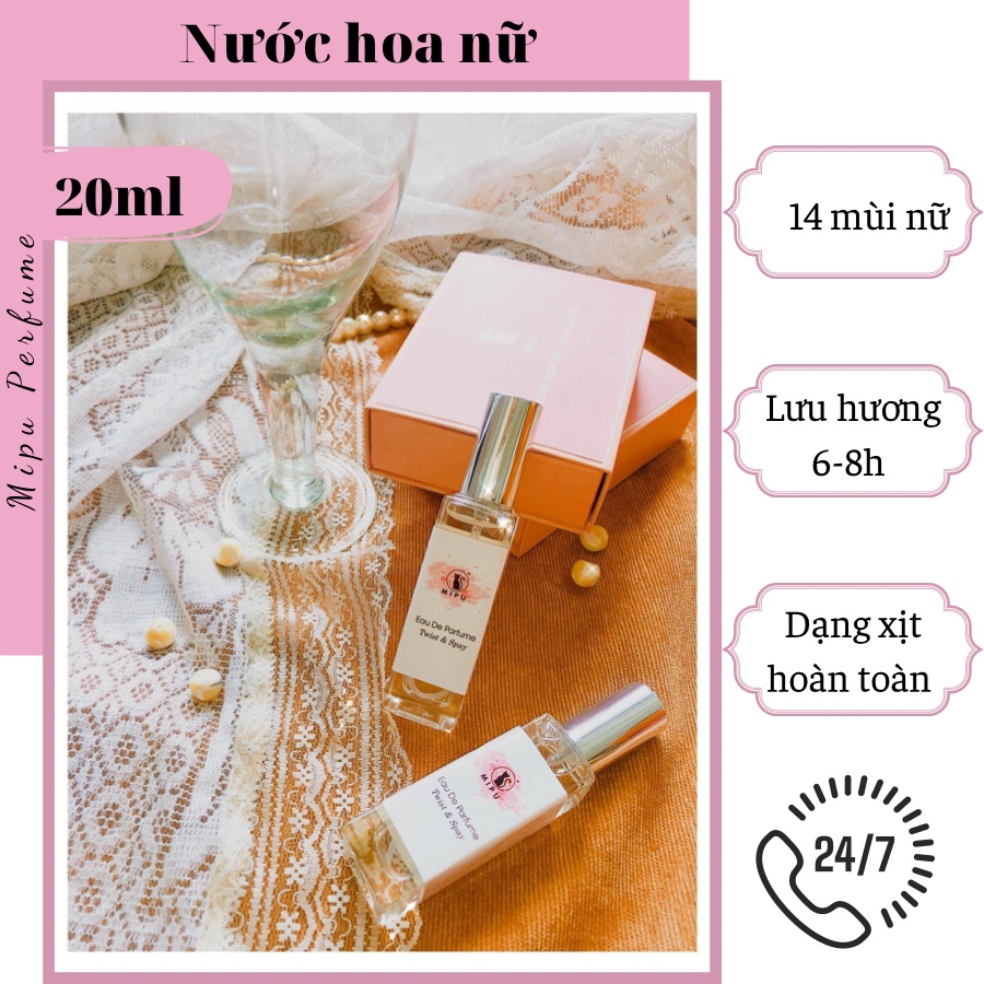 [CHÍNH HÃNG]_ NƯỚC HOA DẠNG XỊT 20ML NỮ