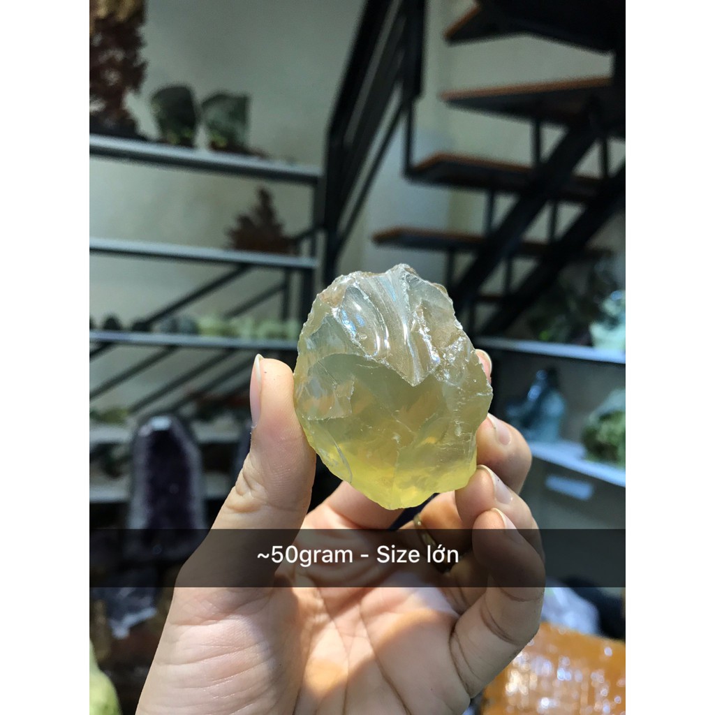 Đá thô thach anh vàng - Đá thanh tẩy - Đá tarot (50gram) | BigBuy360 - bigbuy360.vn