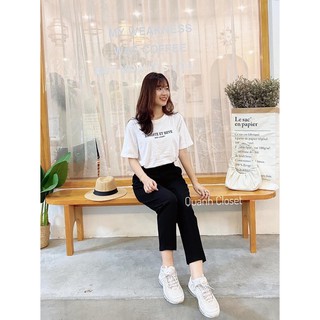 Quần baggy vải basic