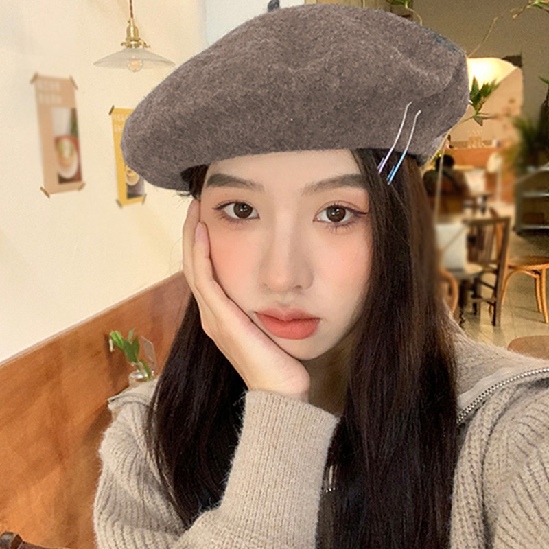 Mũ beret kiểu cổ điển thời trang thu đông dành cho nữ