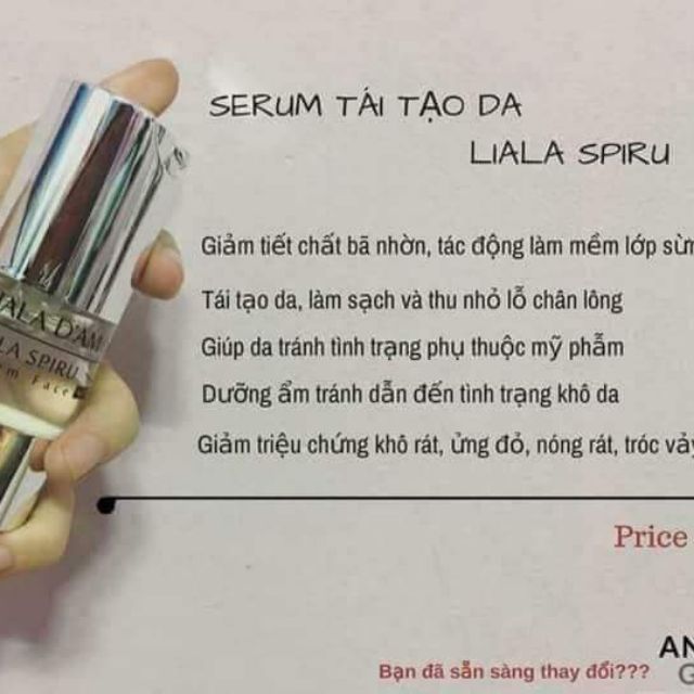 Serum face tảo biển LIALA D'@MOUR 30ml