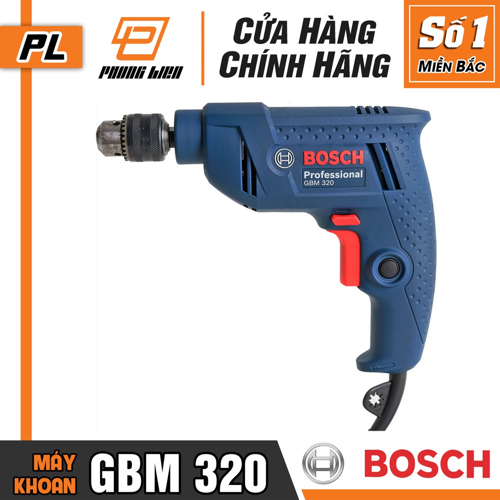 Máy Khoan Bắt Vít Bosch GBM 320 (6.5MM-320W) - Hàng Chính Hãng