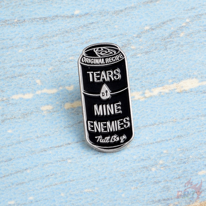 Trâm cài áo hình lon bia bằng kim loại ngộ nghĩnh thời trang