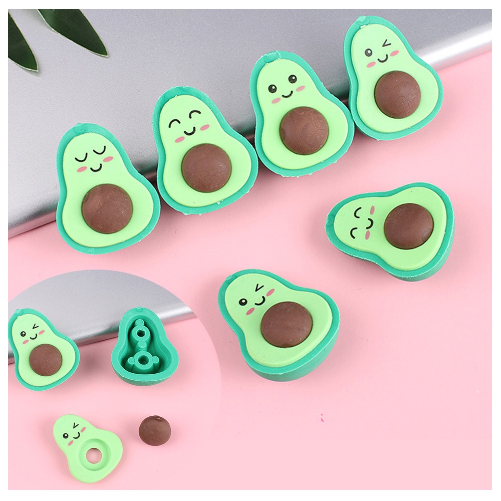 Gôm tẩy hình quả bơ dễ thương