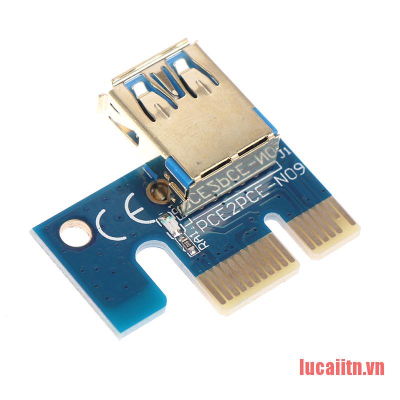 Card Mở Rộng Ver009S Usb 3.0 Pci-E Riser Express 1x Sang 16x Cho Btc Mini | BigBuy360 - bigbuy360.vn