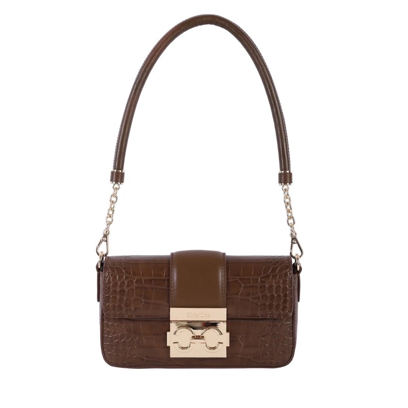 Túi xácch đeo vai nâu/xanh vintage da xịn đẹp ảnh thật sp