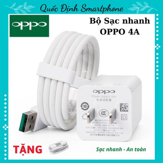 Bộ SẠC NHANH OPPO [𝑪𝑯𝑰́𝑵𝑯 𝑯𝑨̃𝑵𝑮] Dây VOOC CỦ SẠC NHANH 2A & 4A | Tặng Tai Nghe Oppo R9 - Bảo Hành 06 Tháng Lỗi 1 Đổi 1