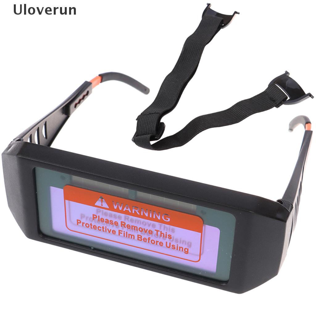 uloverun Solar auto darkening welding helmet eyes protector welder cap goggles mask VN