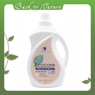 Nước Lau Sàn Bồ Hòn Hữu Cơ Ecocare 4 lít - Diệt khuẩn, Đuổi muỗi, Chống trơn trượt - Mẫu mới 2020