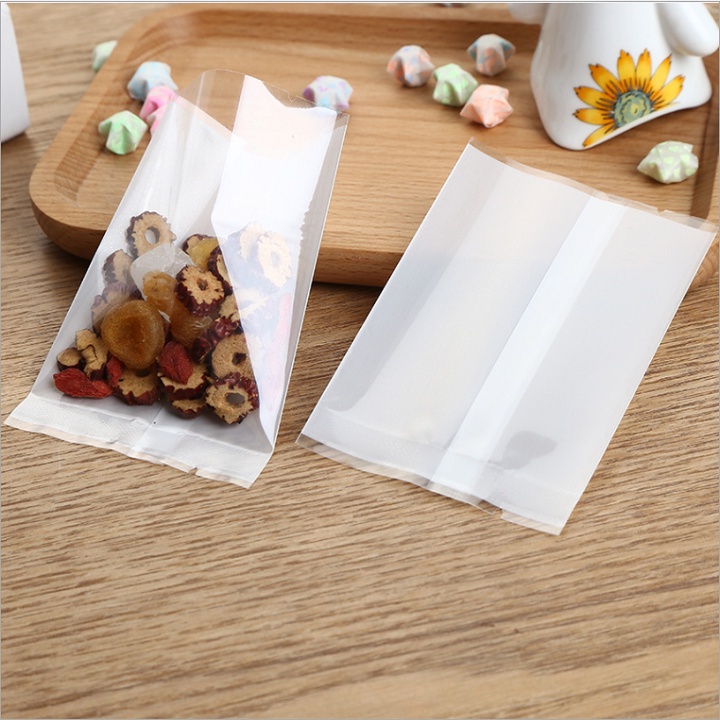 100 Túi đựng bánh kẹo, trà hoa 7x10cm, hàn nhiệt, nhiều hoạ tiết - VUA BAO BÌ