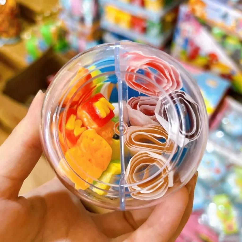 sỉ lốc 12 hũ kẹo dẻo chip kèm kẹo dẻo cuốn hình nồi cơm