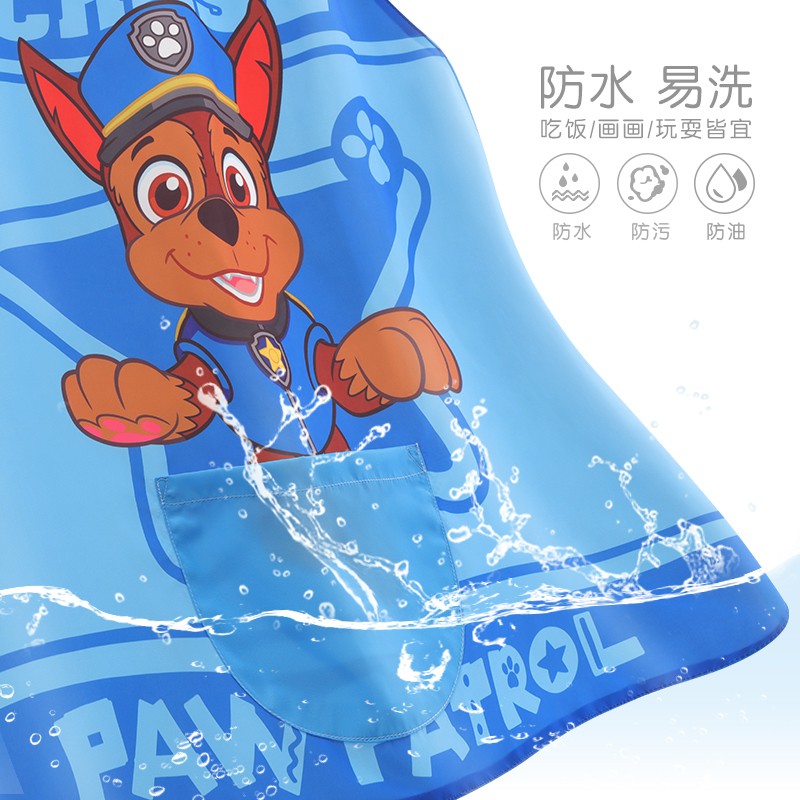 Tạp Dề Chống Nước Vẽ Tranh Cho Trẻ Em paw patrol