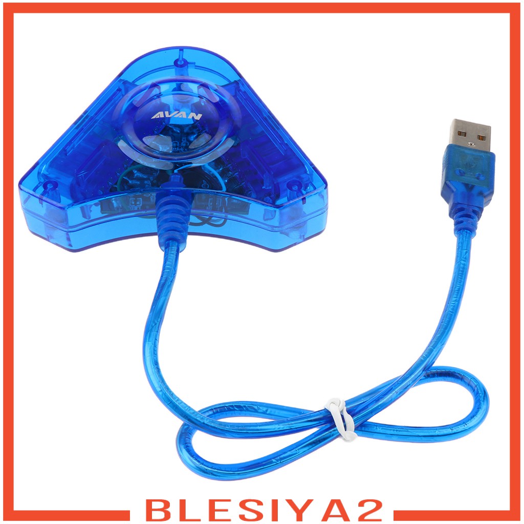 (Hàng Mới Về) Cáp Chuyển Đổi Hai Cổng Usb Cho Psx Ps1 Ps2 Sang Pc