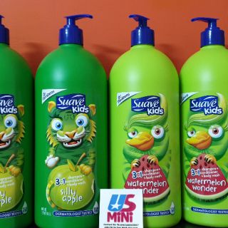Suave Kids 3 in 1 Body Wash, Shampoo and Conditioner 1.18L
