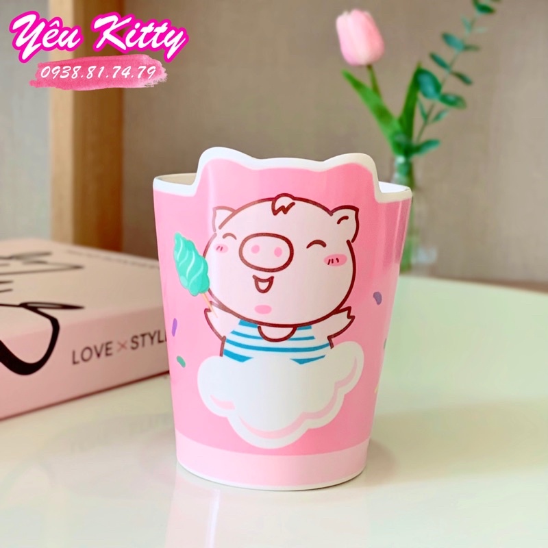 CHÉN LY MUỖNG HEO HỒNG