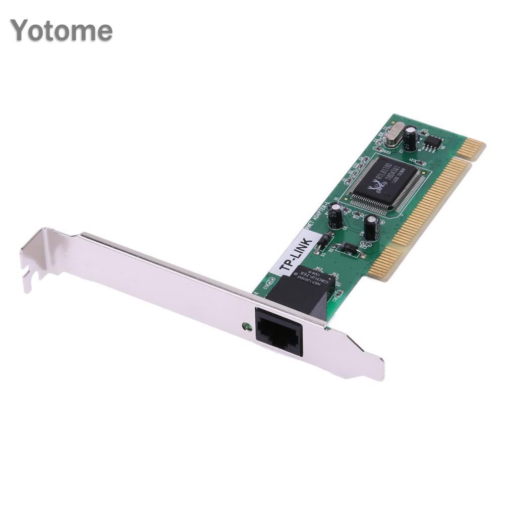 Card mạng lan YO PCI Realtek RTL8139D 10 / 100M 10 / 100Mbps RJ45