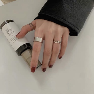 Set 3 Chiếc Nhẫn Bạc Cá Tính Dành Cho Nữ
