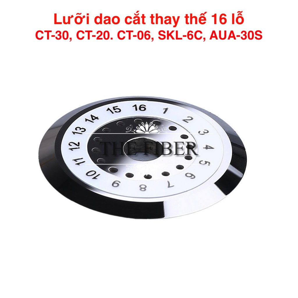 Lưỡi dao thay thế (16 lỗ) Dao cắt chính xác sợi quang CT-30 CT-20 CT-05 CT-06 SKL-6C CI-03