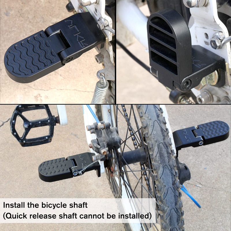Bàn Đạp Sau Chống Trượt Có Thể Gấp Lại Cho Xe Đạp Điện MTB