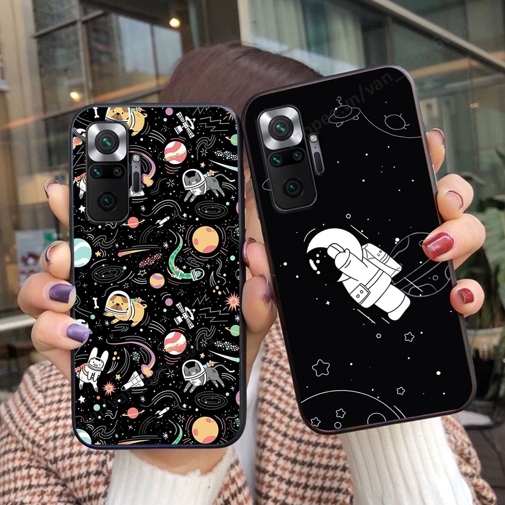 Ốp Xiaomi Redmi Note 10 / Note 10 Pro hình bầu trời, phi hành gia đẹp, ốp lưng điện thoại xiaomi viền dẻo cao cấp