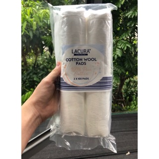 Bông tẩy trang Lacura của Anh 200 miếng
