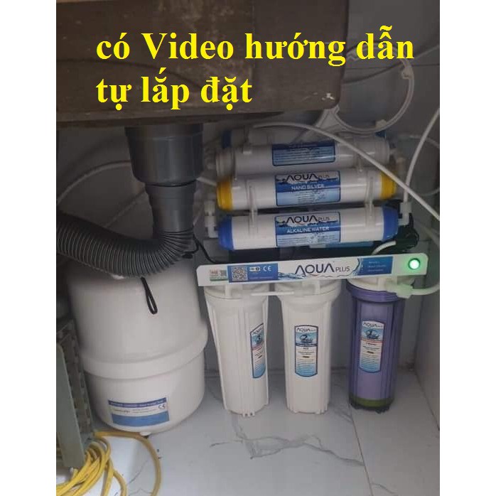 Máy Lọc Nước RO Không vỏ tủ AQUA Plus 9, 10, 11 Cấp lọc , Máy Lọc Nước lắp Gầm Bếp Có đèn UV