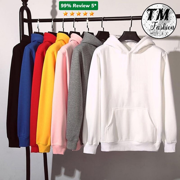 ÁO HOODIE BASIC Nỉ Bông Cao Cấp (HD1000 - Full Size Full Màu)