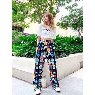 Sticker Pant - Quần ống suông - quần hoạ tiết Made by Méow