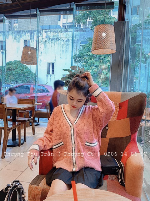 Áo cadigan len gu_cci