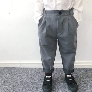 Quần tây âu xám cho bé