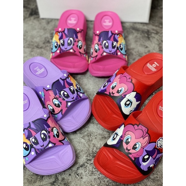 •Dép mũ Thái Lan 3 màu hồng , đỏ , tím hình pony 🌈