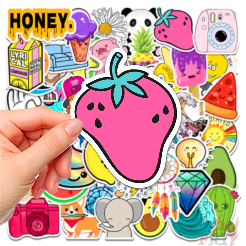 ❉ Funny Leisure Time Series 03 Stickers ❉ 50Pcs/Set Mixed DIY Fashion Waterproof Luggage Laptop Skateboard Doodle Stickers