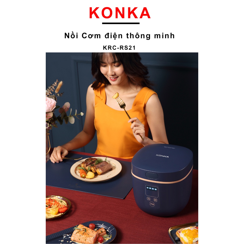 Nồi cơm điện thông minh KONKA 2L KRC-RS21